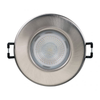 Collingwood H2 Lite 3000k LED Mains Dimmable IP65 Downlight Brushed Steel