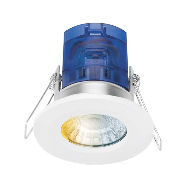 Aurora AU-CX7 7w LED CCT 3000/4000/5700K Dimmable Downlight White bezel included