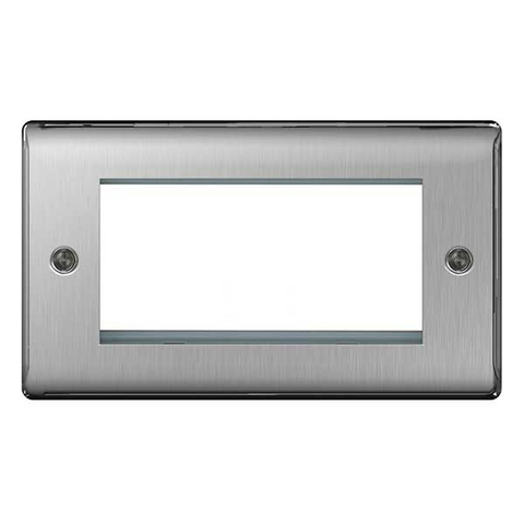 BG Nexus Metal 4 Module Euro Plate