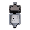 BG Nexus Storm Weatherproof 13a 1 Gang Switched Socket