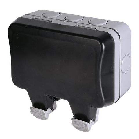 BG Nexus Storm Weatherproof 13a 2 Gang RCD Socket