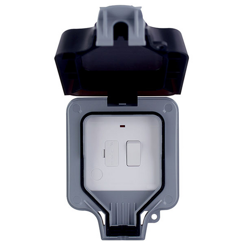 BG Nexus Storm Weatherproof 13a 1 Gang Switched Fuse Spur
