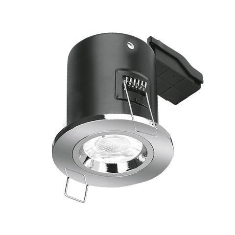 Aurora Enlite GU10 Fixed Fire Rated Downlight Polished Chrome