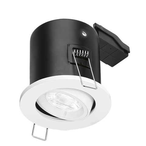 Aurora Enlite GU10 Adjustable Fire Rated Downlight White