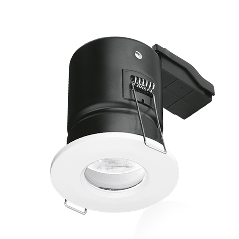 Aurora Enlite GU10 Fixed Fire and Shower Rated Downlight White