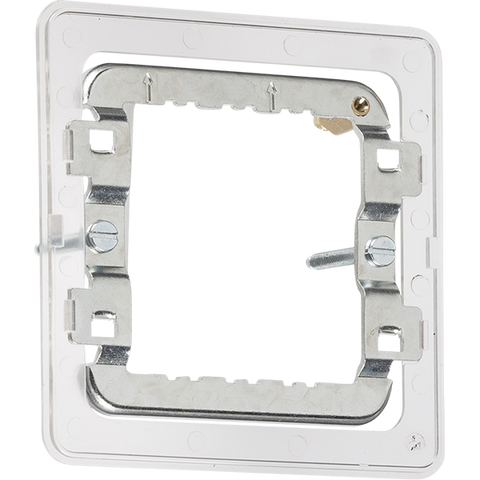 Knightsbridge Screwless 1-2G Grid Mounting Frame