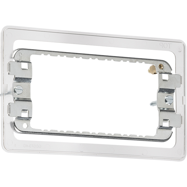 Knightsbridge Screwless 3-4G Grid Mounting Frame