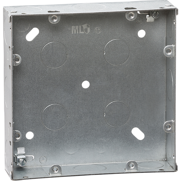 All Module Metal Back Box 6-8 Gang 35mm Flush Metal Back Box – Mike's Electrical Supplies Ltd