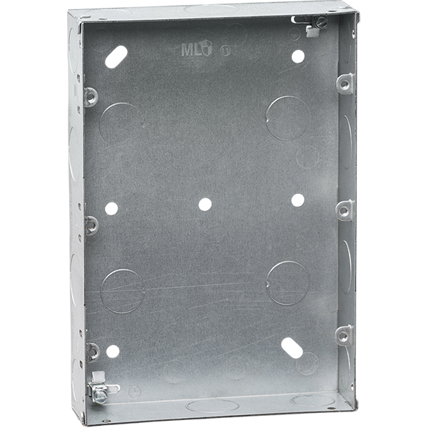 9-12 Gang 35mm Flush Metal Back Box