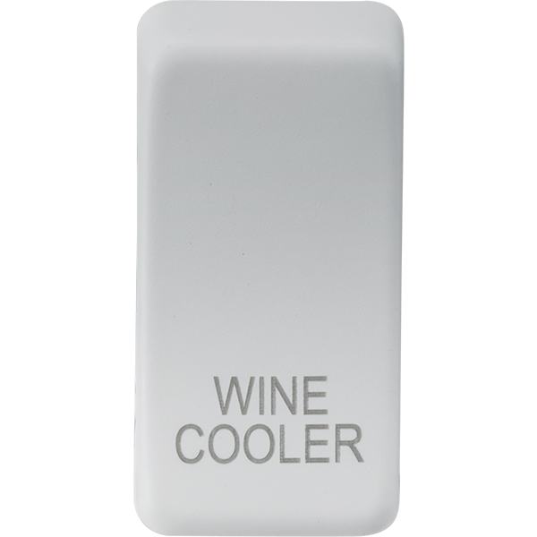 Knightsbridge Screwless Grid Rocker Cover "Wine Cooler" Matt White