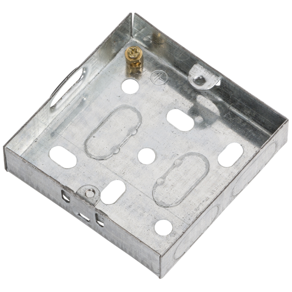 1 Gang 16mm Flush Metal Back Box