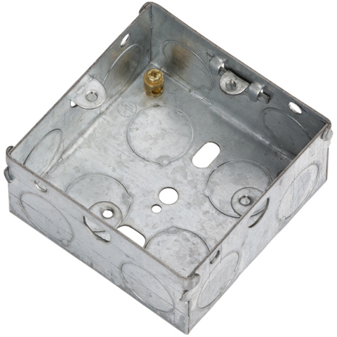 1 Gang 35mm Flush Metal Back Box