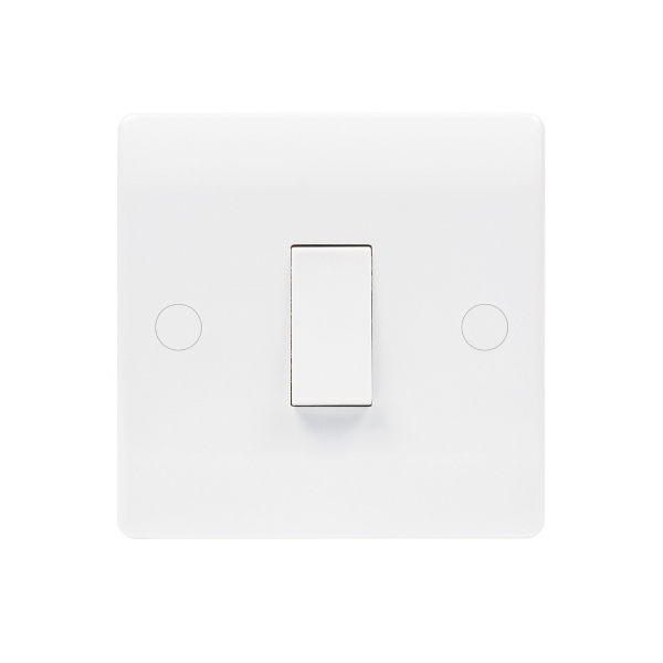 Niglon Median NSP612 White 1 Gang 2 Way Switch