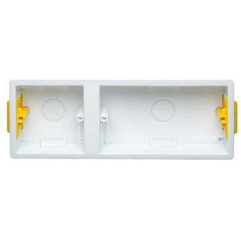 Appleby 2+1 Dual Accessory Dry Lining Installation Box with Adjustable Lugs 35mm