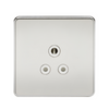 Knightsbridge Screwless 1 Gang 5A Single Socket - Polished Chrome