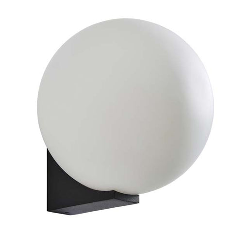 Forum Thiva Globe Bathroom Wall Light Black