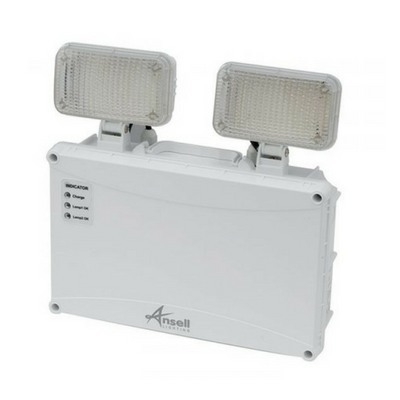 Ansell Owl LED Twin Spot Non-Maintained 5W White IP65