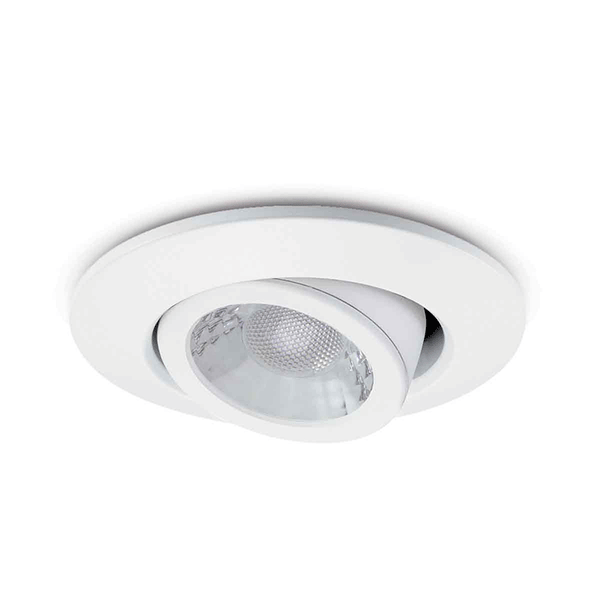 JCC V50 Tilt Colour Selectable Fire Rated LED Downlight - White