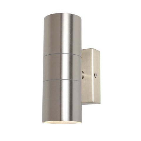 Forum Leto Up Down Wall Light Stainless Steel