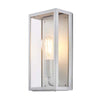 Forum Minerva Outdoor Box Lantern Silver