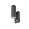 Forum Leto Up Down Wall Light PIR Anthracite