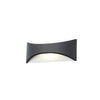 Forum Stroud 12W LED Up and Down Wall Light Black