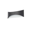 Forum Stroud 6W LED Up and Down Wall Light Black