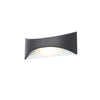 Forum Stroud 6W LED Up and Down Wall Light Black