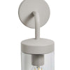 Forum Kew Curved Arm Wall Lantern Dove Grey