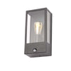 Forum Minerva Outdoor PIR Box Lantern Black