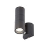 Forum Leto Up Down Wall Light Photocell Black
