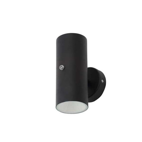 Forum Melo Up Down Wall Light Photocell Black