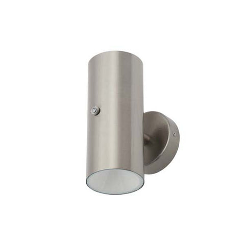 Forum Melo Up Down Wall Light Photocell Stainless Steel