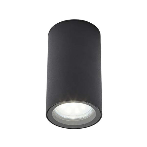 Forum Leto Porch or Ceiling Downlight Black