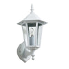 Forum Libourne 6 Panel Traditional Wall Lantern White