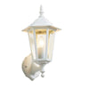 Forum Libourne 6 Panel Traditional Wall Lantern White