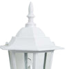Forum Libourne 6 Panel Traditional Wall Lantern White