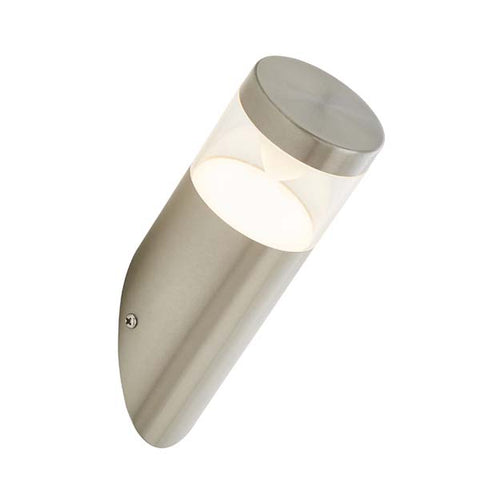 Forum Pollux Angled Wall Light Stainless Steel
