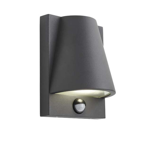 Forum Vesoul GU10 Aluminium PIR Wall Light Anthracite