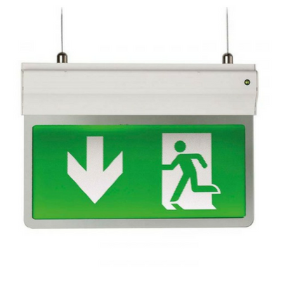 Ansell Eagle 3-In-1 LED Exit Sign Maintained / Non-Maintained 2.5W White
