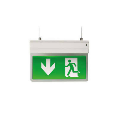 Ansell Eagle 3-In-1 LED Exit Sign Maintained / Non-Maintained 2.5W Silver